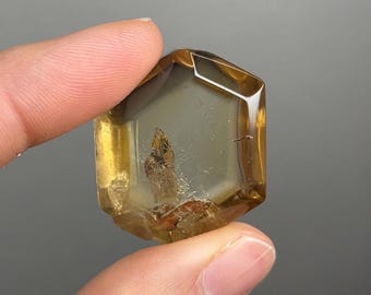 Zambia Citrine Hexagon #3