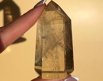 Natural Citrine Tower from Brazil #CT27