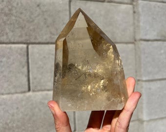 Ultra Clear, Natural Citrine Tower from Brazil #CT2 - High Quality