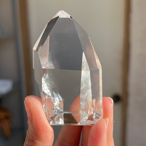 Semi Polished Lemurian Quartz Tower #3
