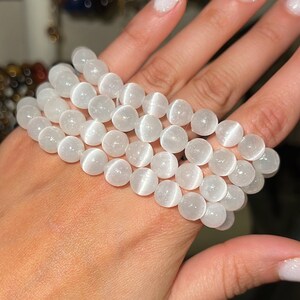 Selenite 8mm Bracelet