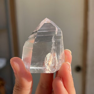 Semi Polished Lemurian Quartz Tower #5