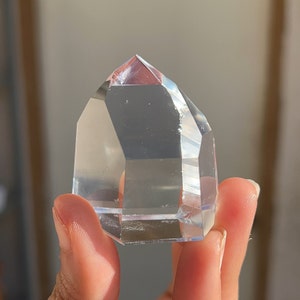 Semi Polished Lemurian Quartz Tower #8