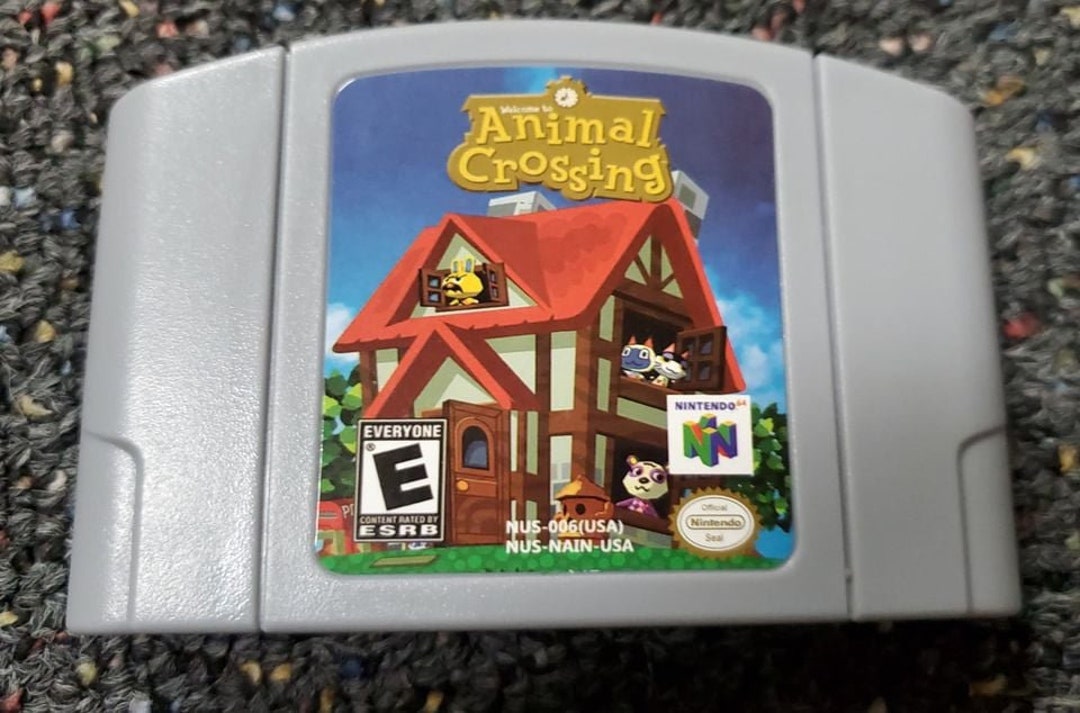 Nintendo 64 ANIMAL CROSSING New N64 Cartridge English Etsy