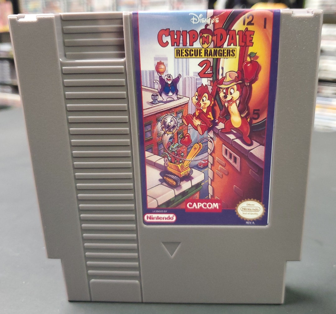 8 Bit Nintendo Chip N Dale Rescue Rangers 2 New NES Cartridge Free ...