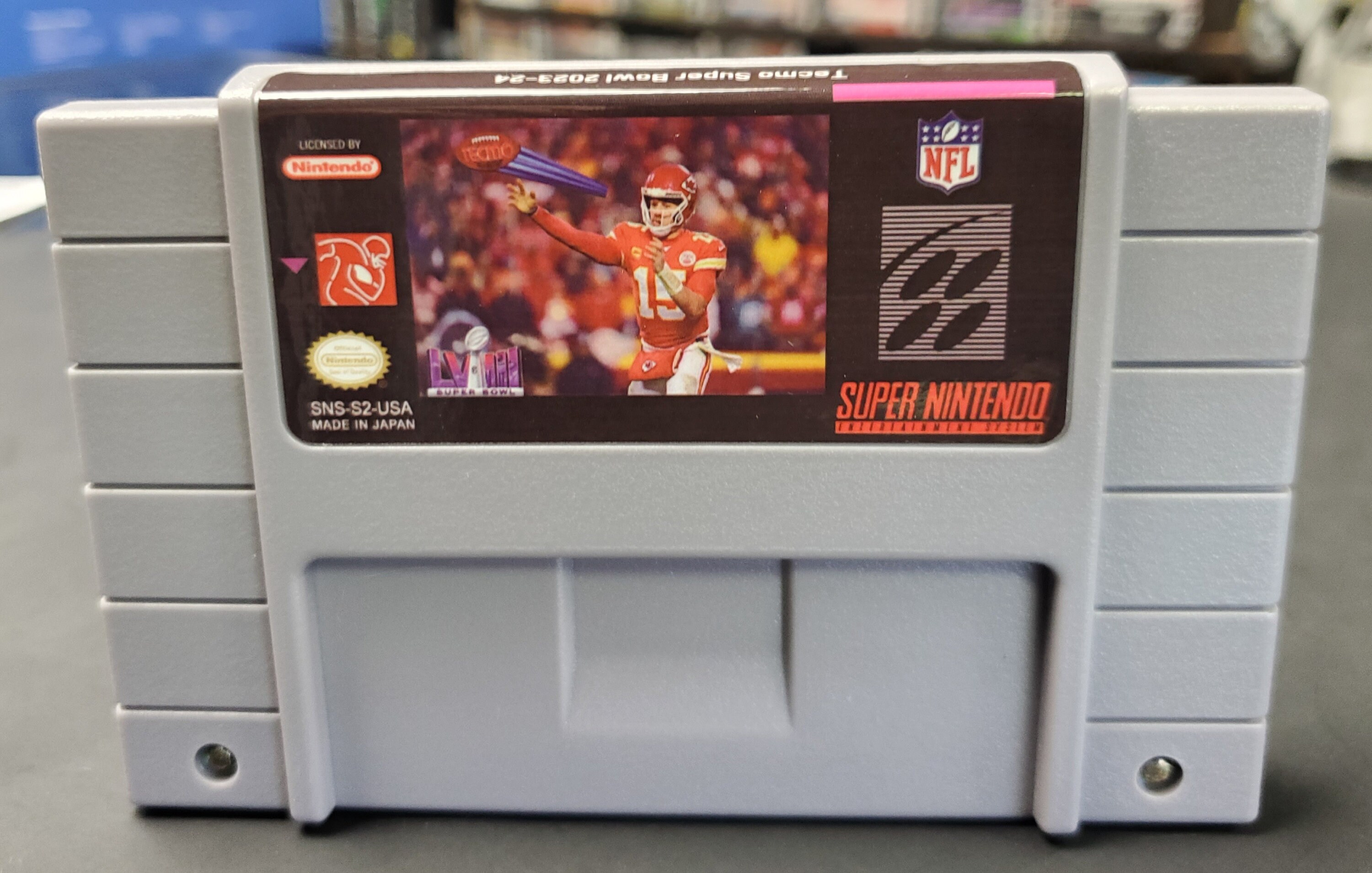 Super Nintendo Tecmo Super Bowl 2023 2024 New SNES Cartridge
