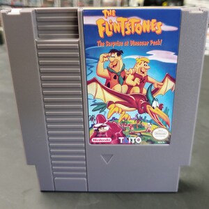 8 Bit Nintendo - The Flintstones: The Surprise at Dinosaur Peak - New NES Cartridge - Free Shipping