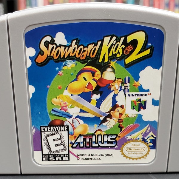 Nintendo 64 - Snowboard Kids 2 - New N64 Cartridge - Free Shipping
