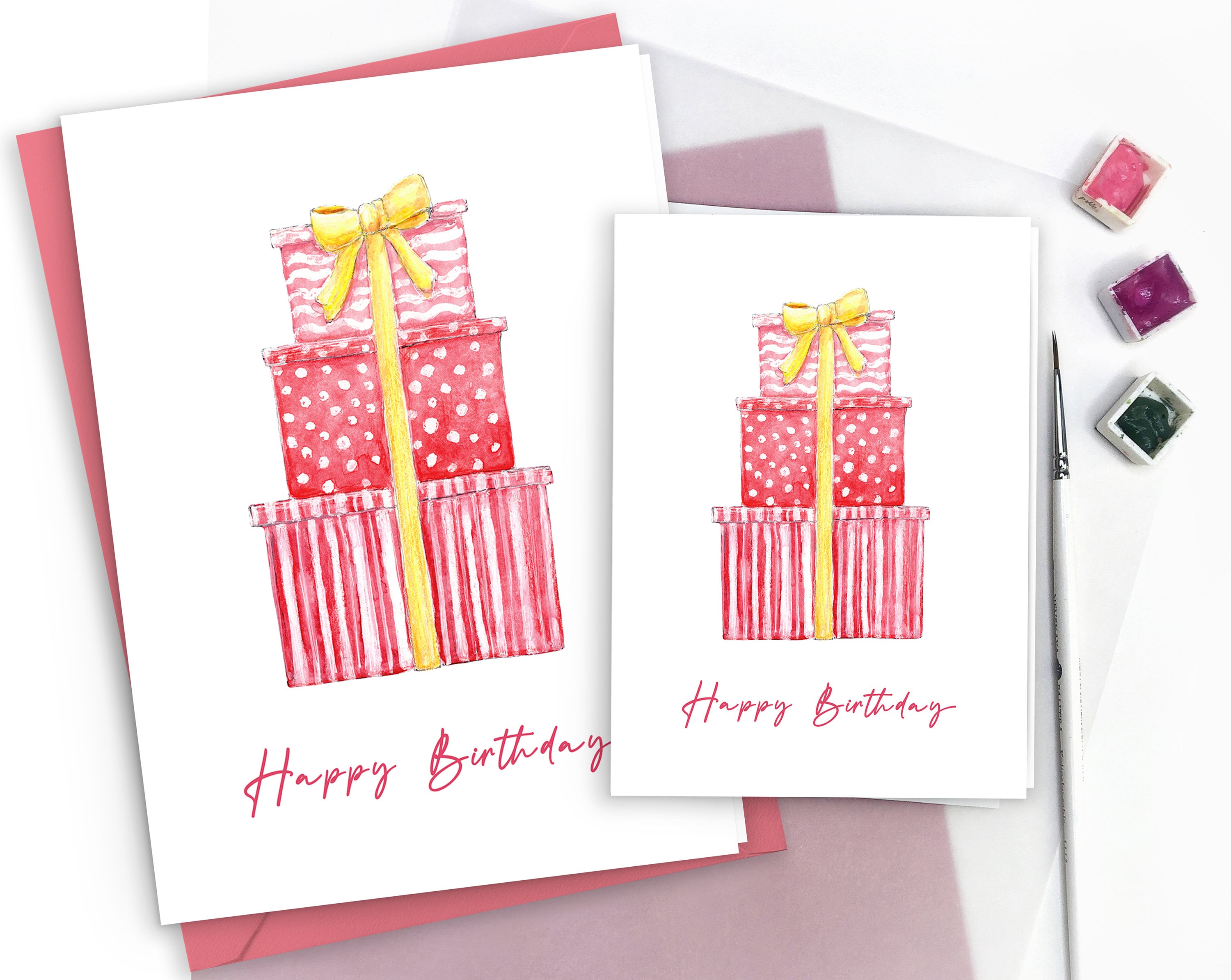 cute printable birthday cards for her pretty free pdf download happy ...