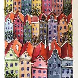 Ukrainian Seller Ukrainian Art Bright Houses Digital Art PRODUCT DIGITAL Ukrainian Stores Instant Download