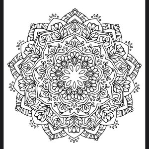 5 high quality mandala colouring pages