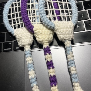 Handmade crochet badminton racket, customised your badminton - perfect cute  gift for badminton lover or home decoration
