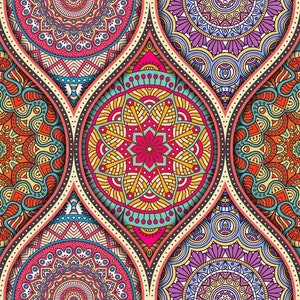 Italian Velvet Moroccan Tile, Digital Print, Italian Velvet, Upholstery Fabric, Designer Fabric, Home Decor Fabric, Cushion covers