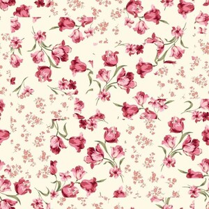 Velvet Pink Flower Blooms, Digital Print, Fabric Metre, 145cm Width, Cushions Upholstery