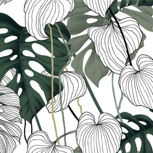 Velvet Fabric Green Leaves Jungle Palm Print Fabric by the Metre Yard to make Cushions Upholstery Lampshades Crafting Fabric Bags