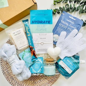 New Mum Spa Gift Box: Silver Bracelet & Self Care Treats
