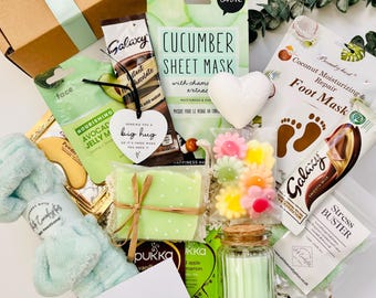 Umarmung in einer Box | Verwöhnkorb | Spa-Geschenk für sie | Geburtstag | Eigenes Pflegepaket | Gute Besserung | Gemütliche Hygge Geschenke | Letterbox Geschenk