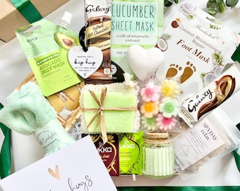 Hug In A Box | Pamper Hamper | Spa Gift For Her | Birthday | Self Care Package | Get Well Soon | Cosy Hygge Gifts | Letterbox Gift