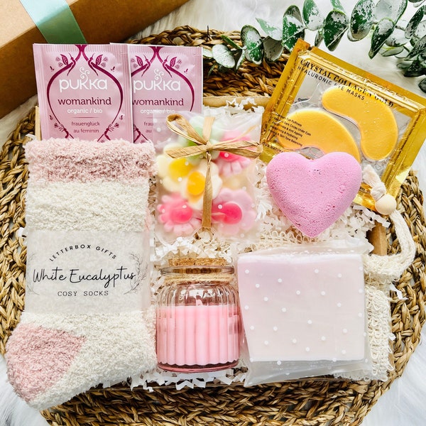 Le bonheur douillet de l'heure du bain | Coffret cadeau spa pour elle | Forfait autosoins | Anniversaire | Merci | Guérir bientôt | Câlin dans une boîte | Bien-être | Pâques