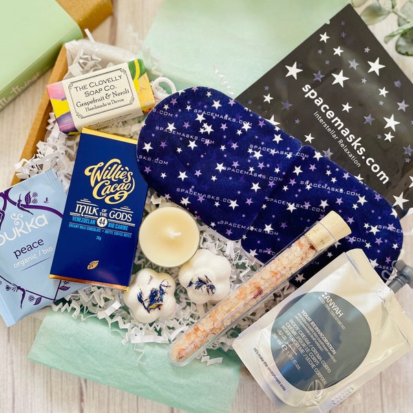 SPA Gift Box | Pamper Hamper | Spa Gift | Self Care Package | Personalised | Birthday Gift | Hug in a Box | Get Well Soon | Letterbox Gift |