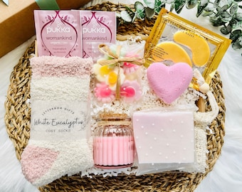 Cosy Bath Time Bliss | Spa Gift Box For Her | Self Care Package | Birthday | Thank You | Get Well Soon | Hug In A Box | Wellness | Easter