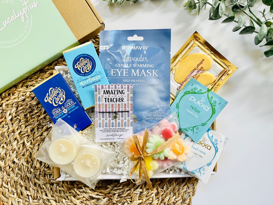 Thank You Teacher Gift Box End of School Present Teachers Present ...