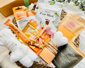 Cosy Hug In A Box | Spa Gift | Birthday For Her | Get Well Soon | Treat Box | Personalised Home Spa | Pamper Hamper | Self Care Package |