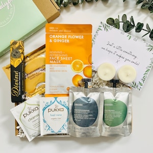Gute Besserung Geschenkbox | Verwöhnkorb | Umarmung in einer Box | Ich denke an Dich | Post-Operative Genesung | Personalisierter Letterbox Geschenk | Hol mich ab |