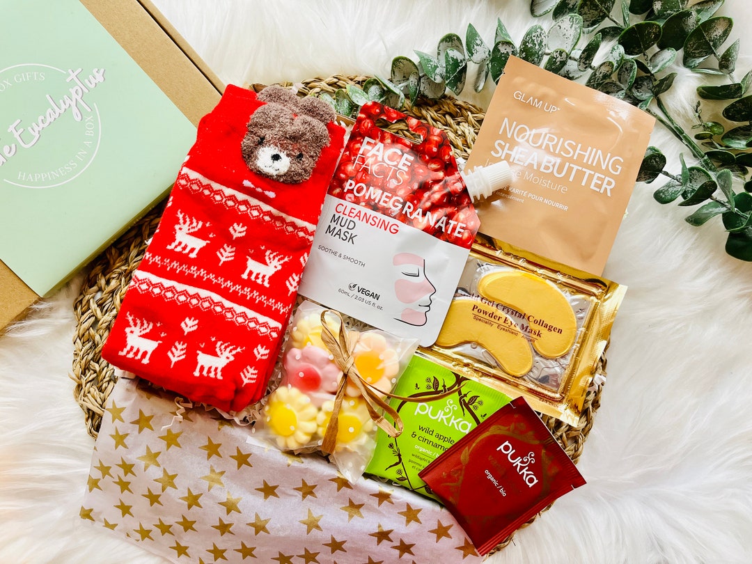 Christmas Pamper Hamper Xmas Spa Gift Box Personalised Etsy UK