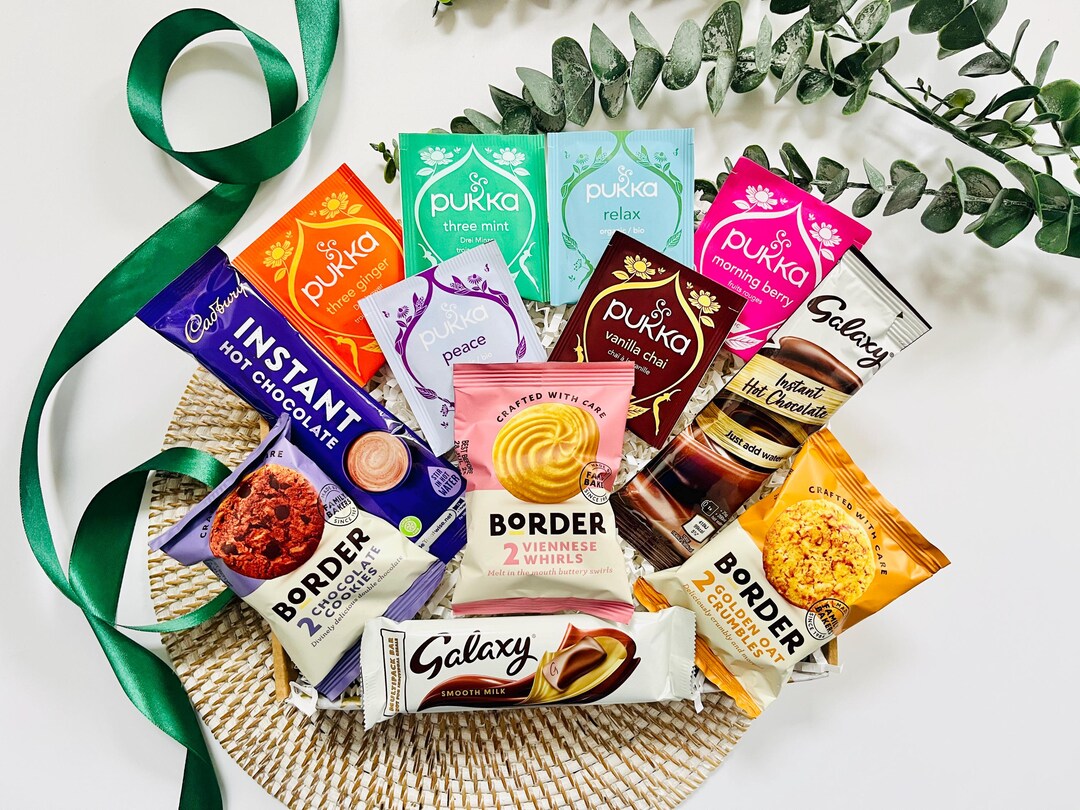 Tea and Biscuits Gift Hamper | Pick Me up | Hug in A Box | Get Well ...