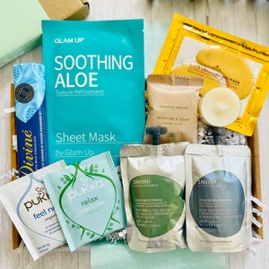 Relaxation Spa Gift Pamper Hamper Birthday Thank You Hug In A Box Get Well Soon Colleague Gift Personalised Self Care Package Relax Sheet Mask