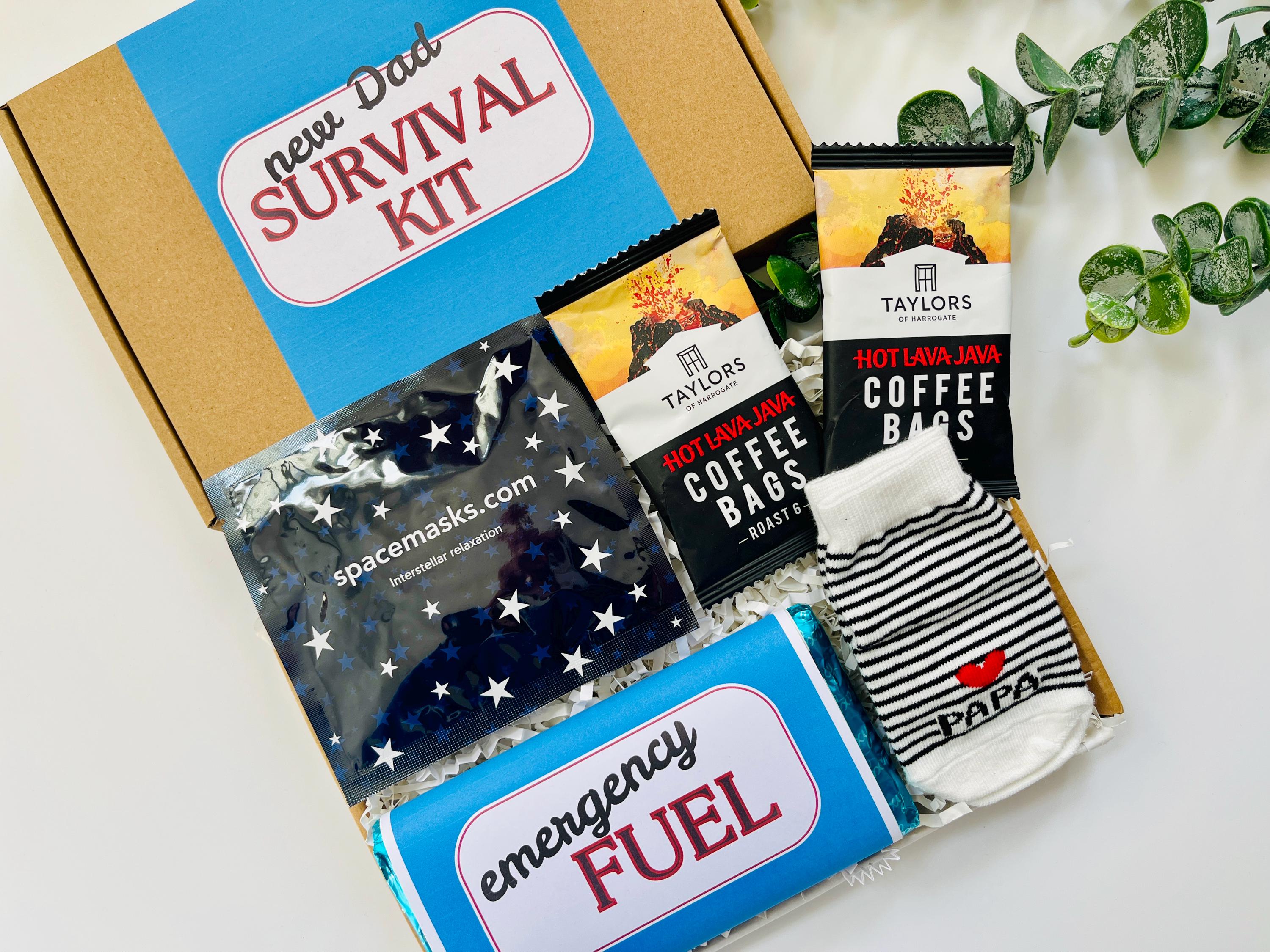New Dad Survival Kit New Daddy Gift Box New Baby Self Care For Him Letterbox Gift