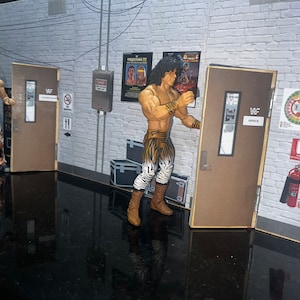 Impresión digital retro de WWE Backstage