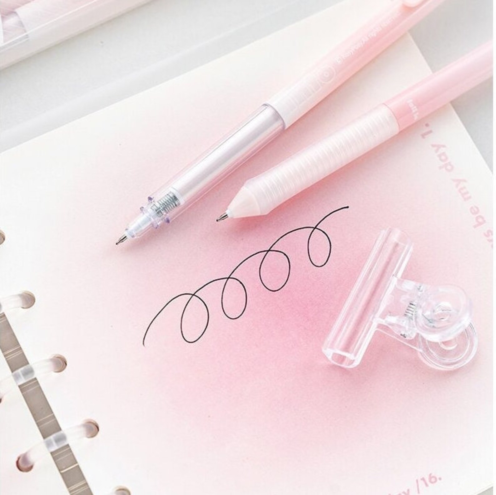 5 Pcs/pack Blush Color Design Gel Ink Pen Set Gradient Etsy