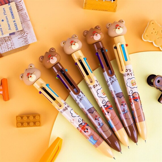 4in1 Metal Multicolor Ballpoint Pens Pencil with Reills School
