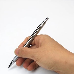 5 Pcs/Set Professional metal Mechanical Pencil Art Drawing Design HB 2B Black Pen Copper Stainless Steel image 3