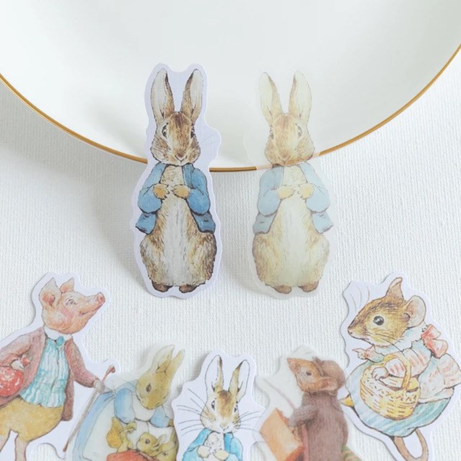 40 pcs/Lot Kawaii Peter Rabbit Stickers Lovely Stickers Etsy