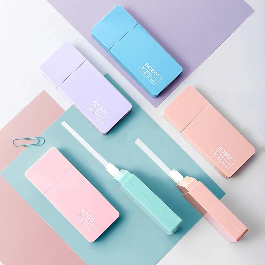 6 Pcs/lot BOBO PET Correction Tapes Set, Morandi Color Design Office