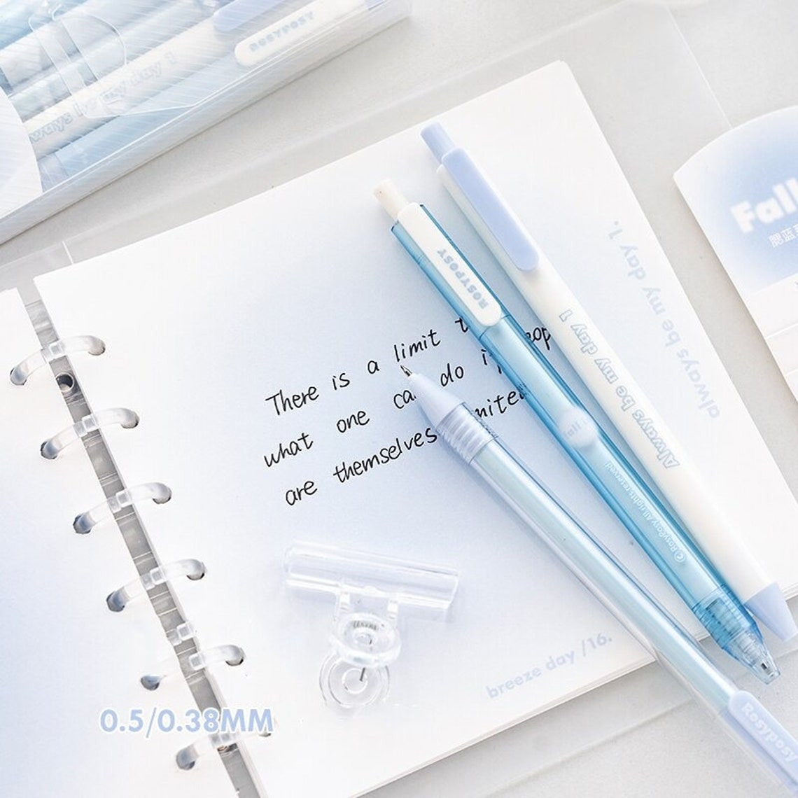 5 Pcs/pack Blush Color Design Gel Ink Pen Set Gradient Etsy