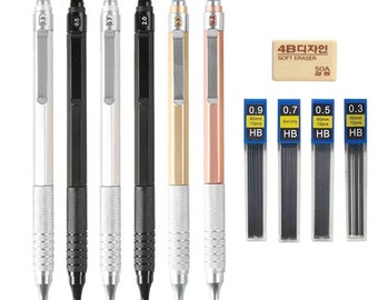Full Metal M&G Mechanical Pencil Set - Zenartify