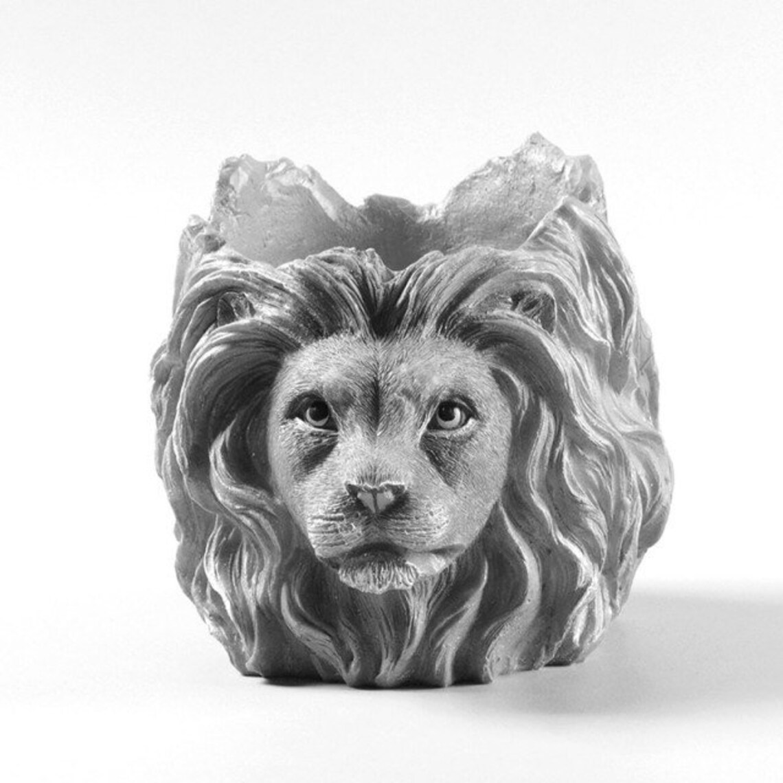 DIY Silicone Cement Mold Handmade Lion Shaped Flower Pot Etsy