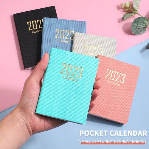 gemeenschap chocola Verstrooien NEW 2023 Mini Planner Notebook 365 Days A7 Portable Pocket - Etsy Israel