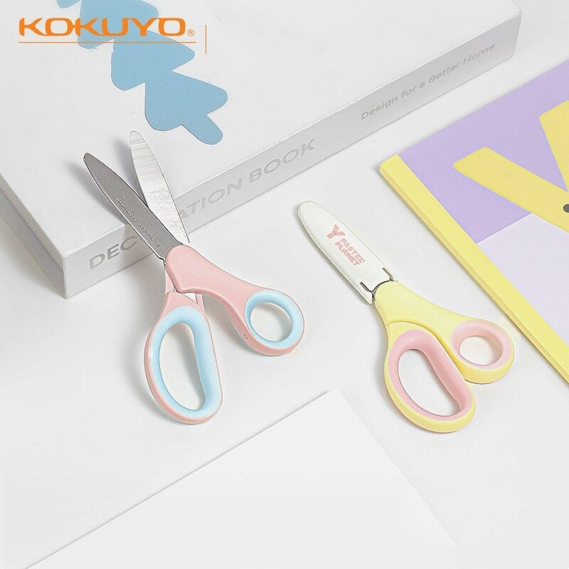 Kokuyo Pastel Cookie Scissors - Yellow