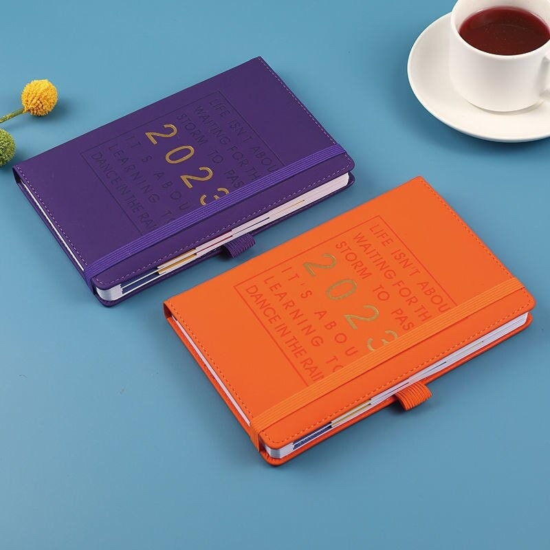 NEW 2023 A5 Beautiful Hard Cover Planner Notebook Calendar Etsy