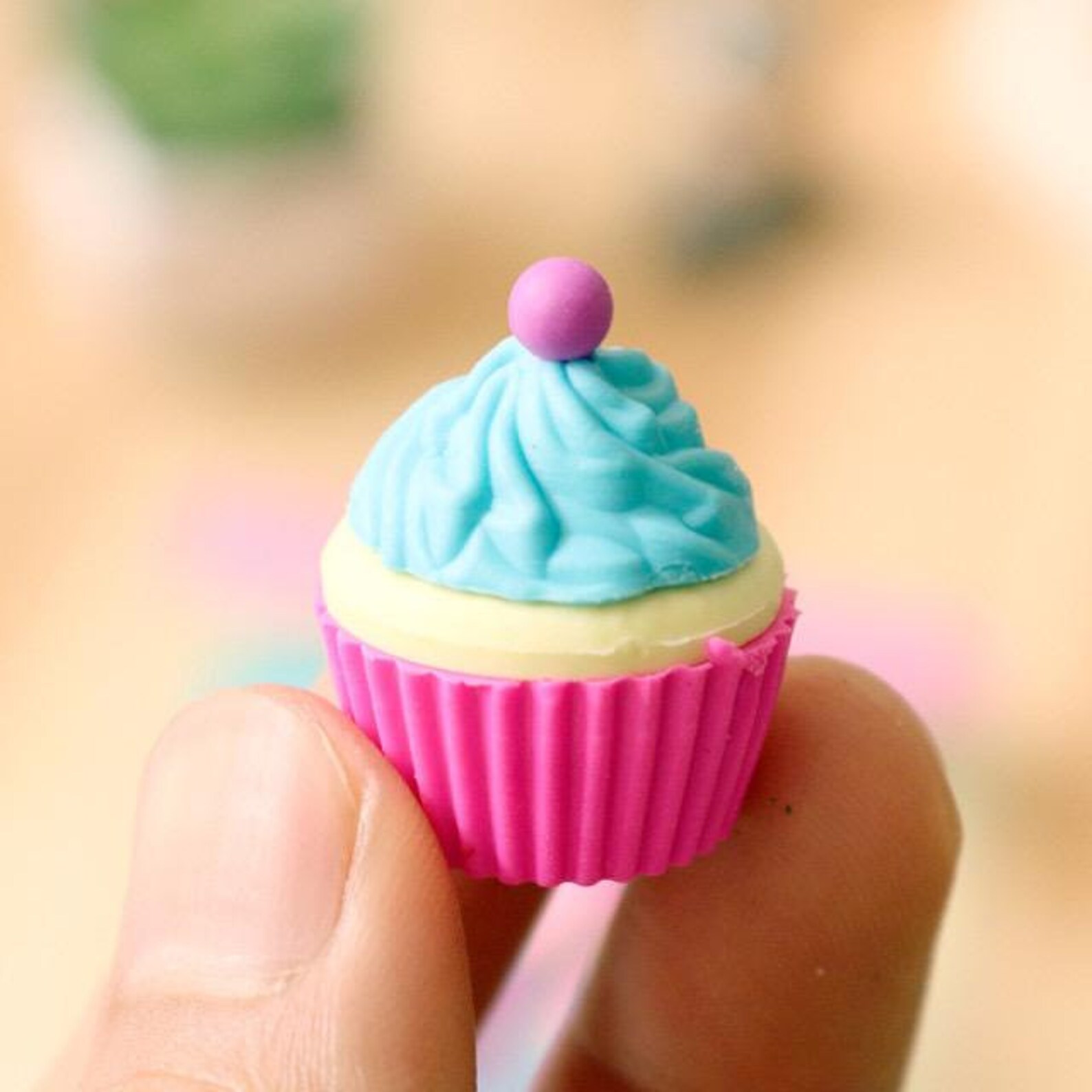 6 Pcs/Set Adorable Mini Erasers Freshly Baked Cupcake Eraser Etsy