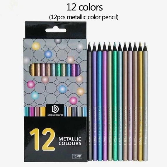 12pcs/set Colored Pencils for Adult Coloring, Drawing Pencils with