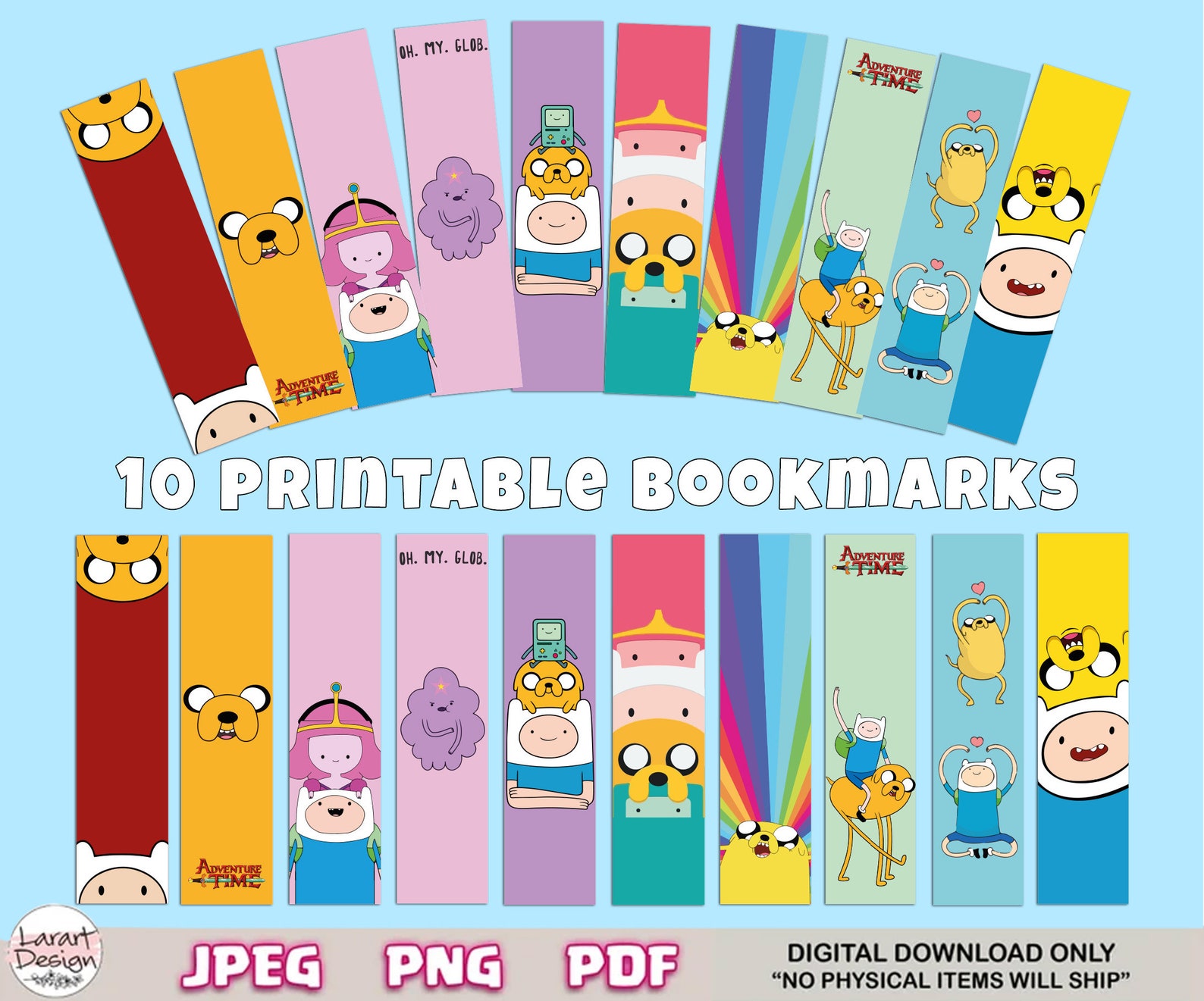 Printable Bookmarks Template Printable Bookmarks Set Etsy Israel