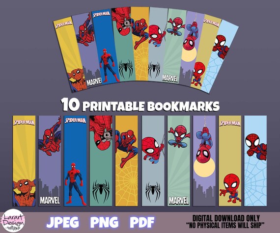 printable bookmarks template printable bookmarks set etsy
