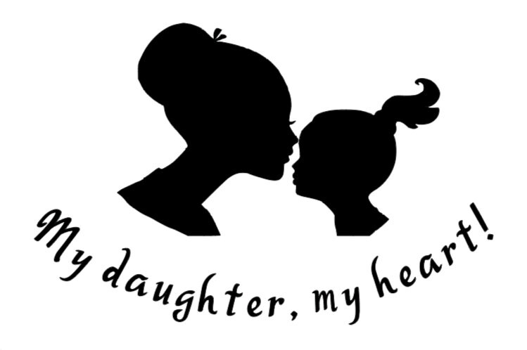 Free Free 118 Mother Daughter Heart Svg SVG PNG EPS DXF File