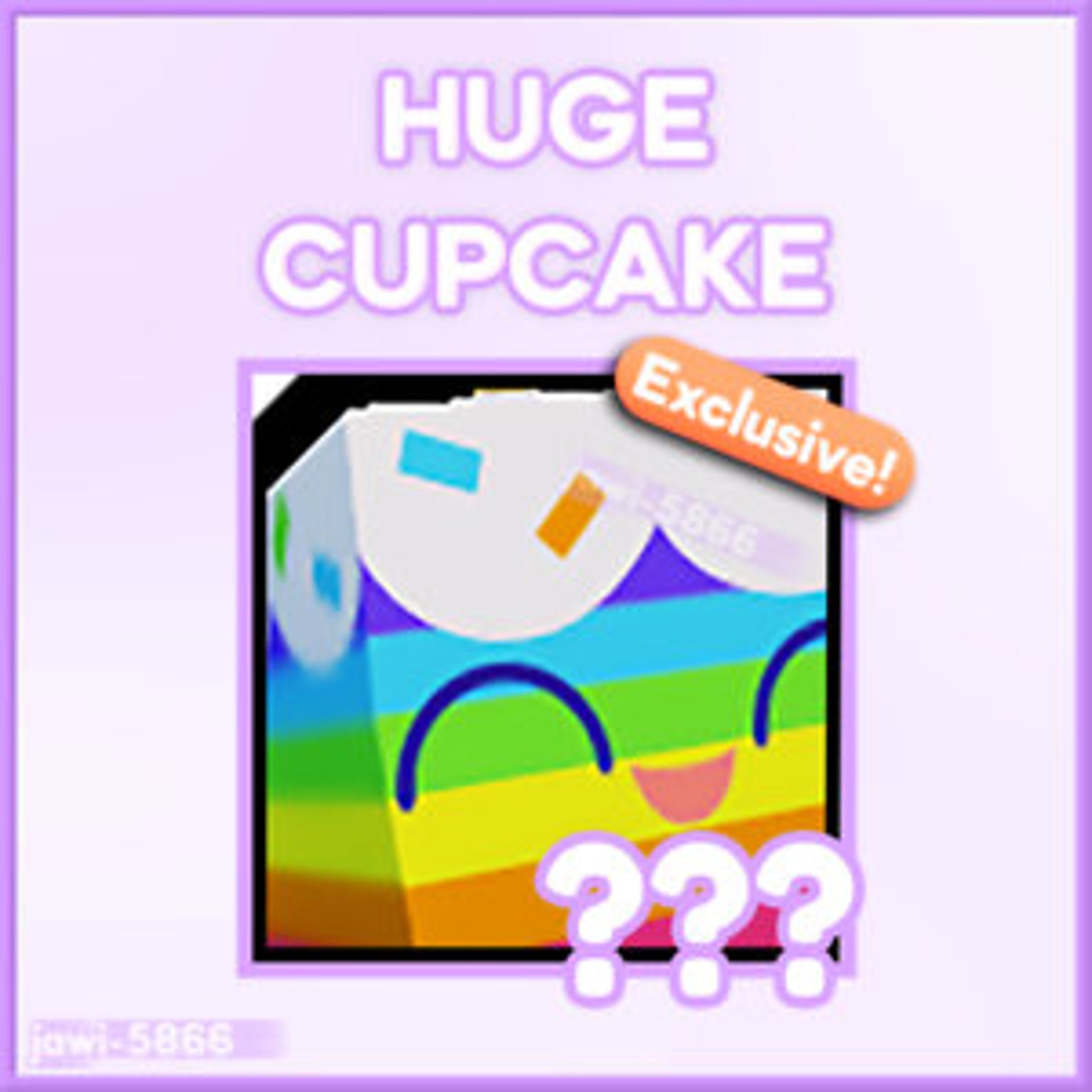 HUGE Cupcake Pet Sim X Etsy